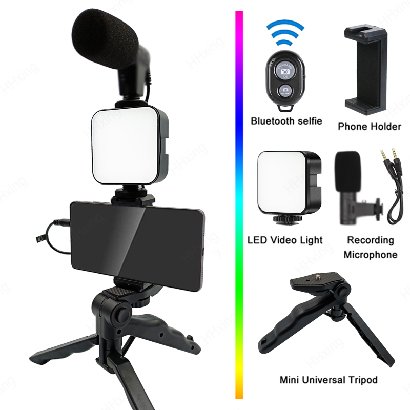 Photography Lighting Kit Portable - Telefon Halter Fotografie Beleuchtung Smartphone Video