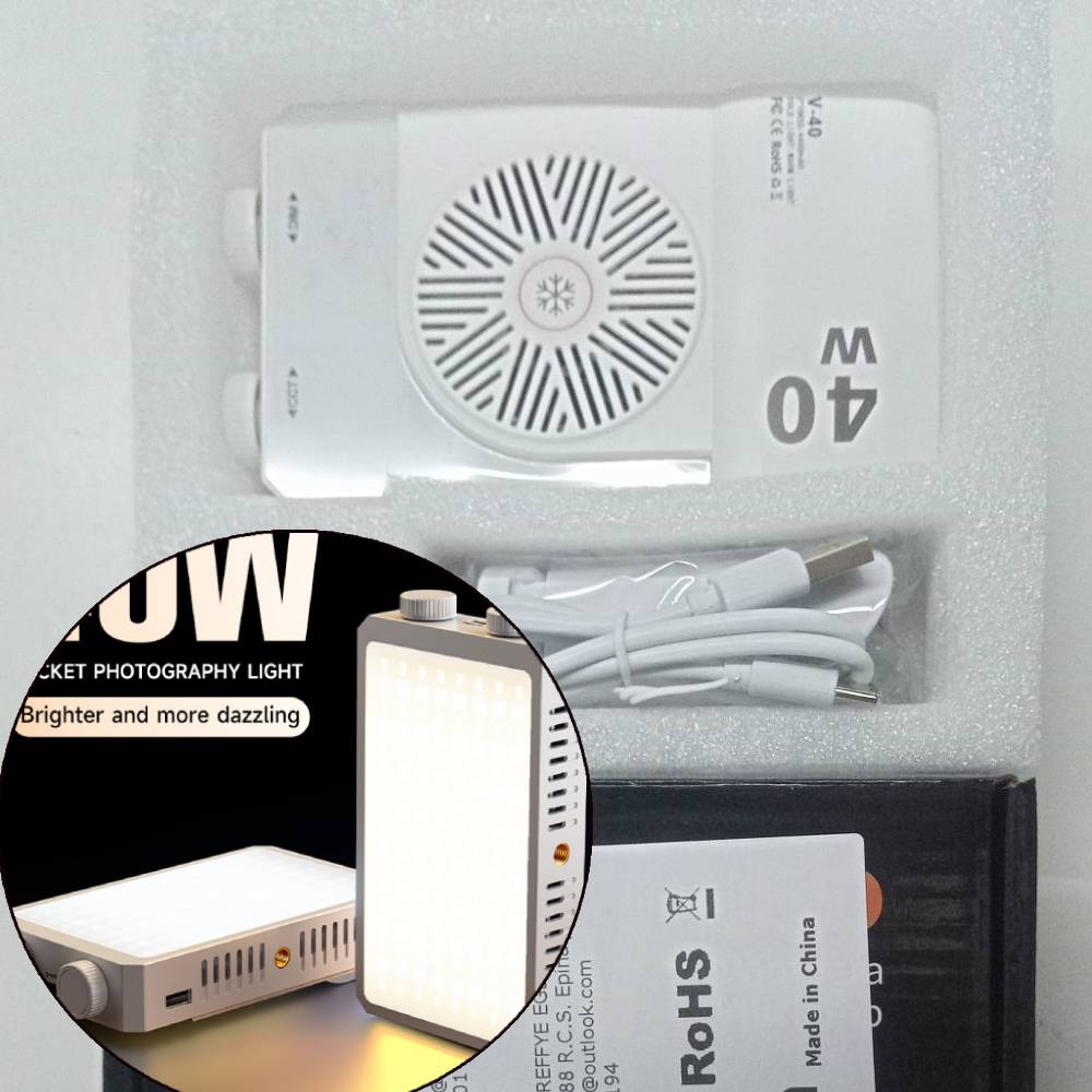 Photography Lighting Handheld - Handgehaltenes Fülllicht 2800K-9000K Fotografie-Beleuchtung 4400mAh Wiederaufladbares