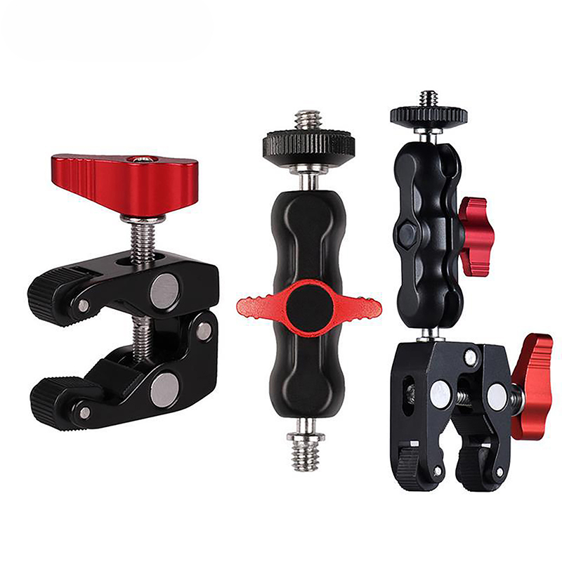 Photography Lighting Description - Multifunktions-Kugelkopf-Super-Clamp Magic Arm 1/4'' 3/8'' Loch