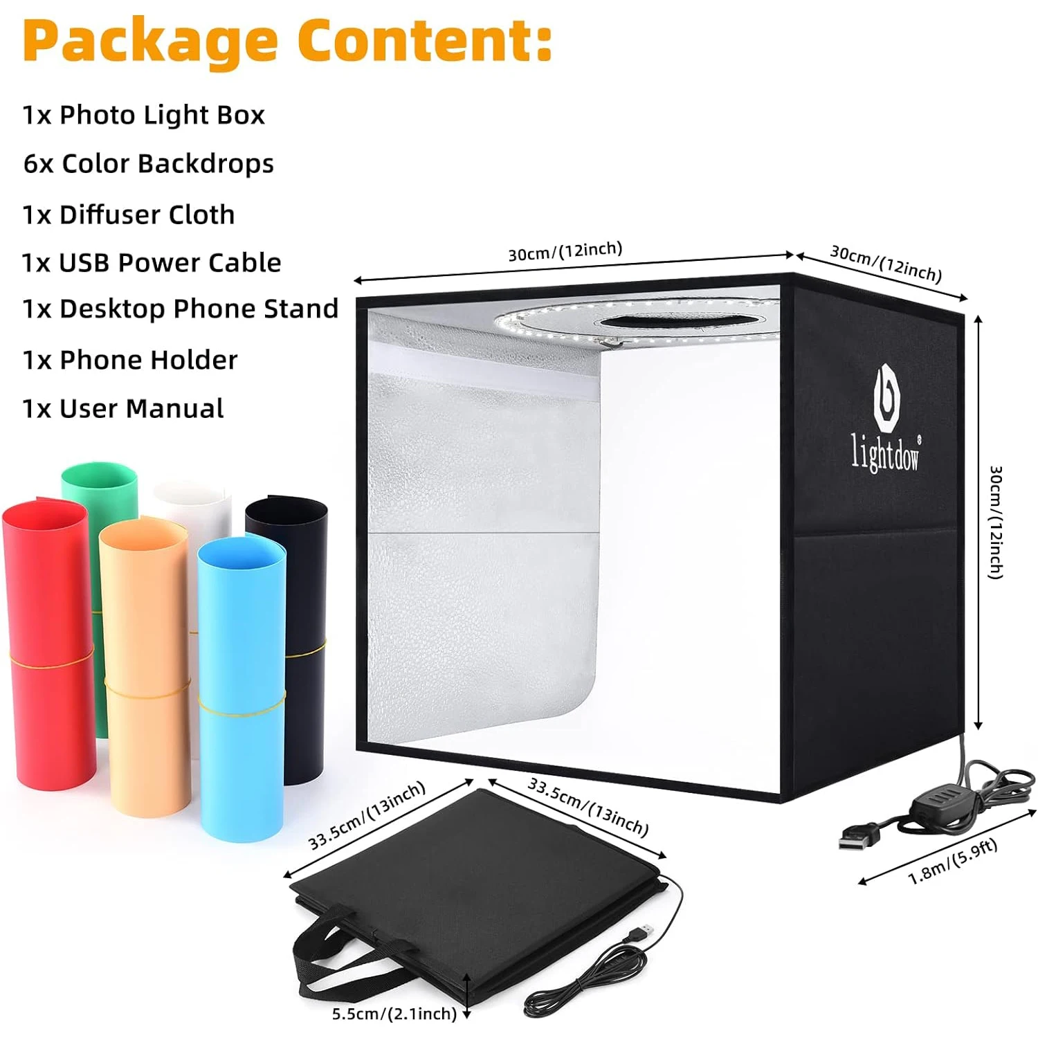 Lightdow Fotostudio-Leuchtkast – Photography Lighting Kit Portable Bewertung und Preis