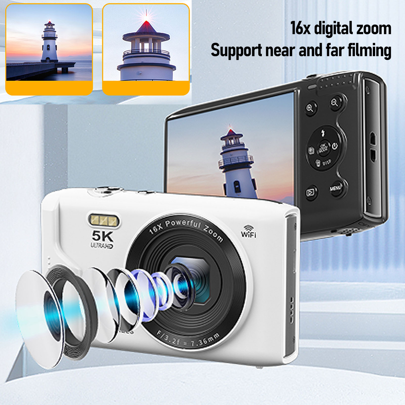 5K Digitalkamera 72MP 16X Zoom – Photography Lighting For Beginners Bewertung und Preis
